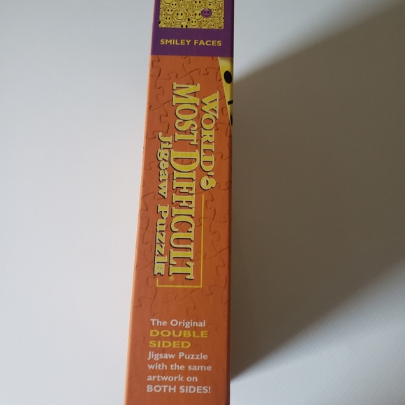 Just In: BGI World's Most Difficult Jigsaw Smiley Face Double-Sided Puzzle. - Picture 9 of 9